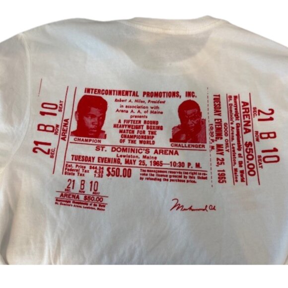 Muhammad Ali Graphic Tee Mens Size Large The Contenders Boxing Legend Shirt - Picture 4 of 8